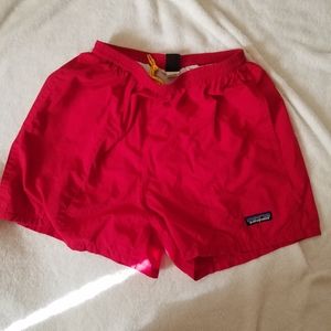 Patagonia red shorts